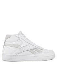 Reebok Sneakersy Club C Form Hi IE1623 Biały. Białe obuwie sportowe damskie Reebok, ze skóry, bez zapięcia. W wyprzedaży za 309.99 zł.