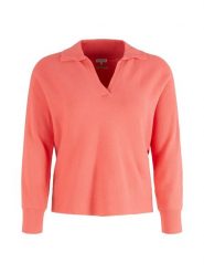 Tom Tailor Sweter w kolorze koralowym rozmiar: 52. Czerwone swetry klasyczne damskie Tom Tailor, bez kołnierzyka. Za 79.59 zł.