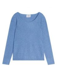 AUTHENTIC CASHMERE Kaszmirowy sweter "Lanfon" w kolorze niebieskim rozmiar: M. Niebieskie swetry klasyczne damskie AUTHENTIC CASHMERE, m, z kaszmiru, bez kołnierzyka. Za 347.99 zł.
