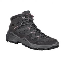 Buty trekkingowe damskie Lowa Sirkos Evo Mid Gtx. Szare obuwie trekkingowe damskie Lowa, z materiału, bez zapięcia. Za 849.00 zł.