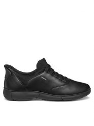 Geox Sneakersy D Nebula 2.0 Plus D568EA 08514 C9999 Czarny. Czarne obuwie sportowe damskie Geox, ze skóry, bez zapięcia. Za 419.99 zł.