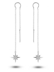 Eclat d'Argent Srebrne kolczyki rozmiar: onesize. Szare kolczyki damskie Eclat d'Argent, srebrne. Za 108.99 zł.