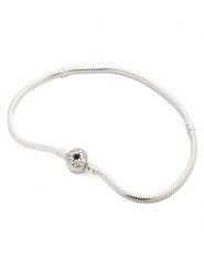 Pandora Srebrna bransoletka z cyrkoniami rozmiar: 23. Szare bransoletki damskie Pandora, srebrne. Za 295.99 zł.