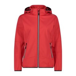 Kurtka damska turystyczna CMP 32A0456. Czerwone kurtki damskie CMP, s, bez wzorów, bez kaptura. Za 494.95 zł.