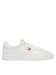 Tommy Jeans Sneakersy The Greenwich Edge Ltr EN0EN03049 Biały. Białe obuwie sportowe damskie Tommy Jeans, z jeansu, bez zapięcia. Za 409.99 zł.