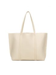 JENNY Torebka CEO-JNY-M-004-09 Écru. Shopper bag Jenny, bez wzorów, z materiału, bez dodatków. Za 169.99 zł.