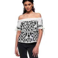 Koszulka turystyczna damska SuperDry Raffella. Białe koszulki sportowe damskie Superdry, m, bez wzorów, z poliesteru, bez ramiączek. Za 102.00 zł.