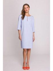 Stylove Sukienka w kolorze błękitnym rozmiar: L. Niebieskie sukienki damskie Stylove, bez wzorów, bez ramiączek. Za 162.87 zł.