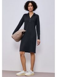 Street One Sukienka w kolorze granatowym rozmiar: 44. Niebieskie sukienki damskie Street One, bez wzorów, street, bez ramiączek. Za 194.15 zł.