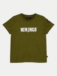 LEGO T-Shirt Ninjago 12011276 Zielony Regular Fit. Zielone t-shirty i koszulki chłopięce LEGO, bez wzorów, z bawełny, bez kołnierzyka, bez ramiączek. Za 79.99 zł.