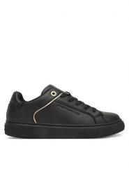 Tommy Hilfiger Sneakersy T3A9-33982-1355 Czarny. Czarne buty sportowe dziewczęce Tommy Hilfiger, ze skóry, bez zapięcia. Za 349.99 zł.