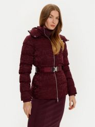 Elisabetta Franchi Kurtka przejściowa PI-70D-46E1-V640 Bordowy Regular Fit. Czerwone kurtki damskie Elisabetta Franchi, bez wzorów, z syntetyku, bez kaptura. Za 2,179.00 zł.