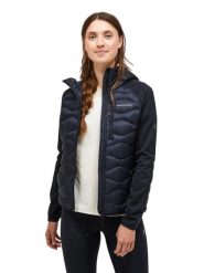 Kurtka Peak Performance puchowa damska Helium Down Hybrid Hood czarna - S. Czarne kurtki damskie Peak Performance, l, bez wzorów, z poliamidu, bez kaptura. Za 939.00 zł.
