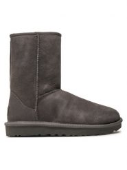 Ugg Śniegowce W Classic Short II 1016223 Szary. Szare śniegowce damskie Ugg, ze skóry. Za 939.99 zł.