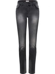 Timezone Dżinsy "Tahila" - Slim fit - w kolorze czarnym rozmiar: W30/L32. Czarne jeansy damskie Timezone. Za 96.60 zł.