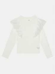 OVS Bluzka 2135810 Écru Regular Fit. Bluzki i koszule dziewczęce OVS, bez wzorów, z bawełny, bez kołnierzyka, bez ramiączek. Za 49.99 zł.