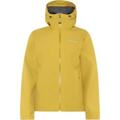 Kurtka przeciwdeszczowa damska Didriksons Varja JKT 2. Żółte kurtki damskie Didriksons, bez wzorów, bez kaptura. Za 505.99 zł.