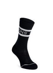 Skarpety turystyczne Mons Royale Signature Crew Sock. Czarne skarpetki damskie Mons Royale, bez wzorów, z elastanu. Za 101.19 zł.