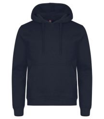 Clique Bluza z kapturem Miami z bawełny i poliestru z recyklingu – Navy. Czarne bluzy damskie CLIQUE, l, bez wzorów, z bawełny, z kapturem. Za 166.67 zł.