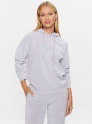 Guess Bluza Euphemia V2BQ01 KBC00 Niebieski Regular Fit. Niebieskie bluzy damskie Guess, m, z aplikacjami, z syntetyku, bez kaptura. Za 429.99 zł.
