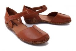 JOSEF SEIBEL 79542 727 370 Rosalie 42 cognac, sandały damskie. Brązowe sandały damskie Josef Seibel, bez wzorów, ze skóry, bez obcasa, bez zapięcia. Za 299.90 zł.