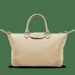 Torba podróżna WINGS WILLOW elegancka pojemna BEIGE. Brązowe torby podróżne Wings, bez wzorów, z materiału. Za 189.90 zł.