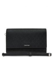 Calvin Klein Portfel Ck Must Xl Trifold W/Wristel_Mn K60K612940 Czarny. Czarne portfele damskie Calvin Klein, bez wzorów, ze skóry. Za 259.99 zł.