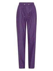 Ilse Jacobsen Spodnie przeciwdeszczowe w kolorze fioletowym rozmiar: 36. Różowe spodnie dresowe damskie Ilse Jacobsen, bez wzorów, z podwyższonym stanem, outdoorowe. Za 114.45 zł.