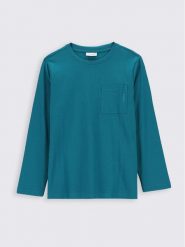 Coccodrillo Bluzka ZC2143101BAB Niebieski Regular Fit. Niebieskie t-shirty i koszulki chłopięce COCCODRILLO, bez wzorów, z bawełny, bez kołnierzyka, bez ramiączek. Za 39.99 zł.
