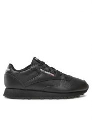 Reebok Sneakersy Classic Leather GY0960 Czarny. Czarne obuwie sportowe damskie Reebok, ze skóry, bez zapięcia. Za 229.99 zł.