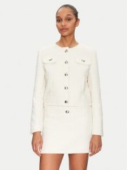 Morgan Marynarka 251-VOYA Écru Slim Fit. Marynarki i żakiety damskie Morgan, bez wzorów, z syntetyku. Za 299.99 zł.