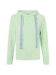Marc Cain bluza z kapturem Kobiety Sztuczne włókno zielony, 34. Zielone bluzy damskie Marc Cain, bez wzorów, z włókna, z kapturem. Za 1,149.95 zł.