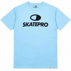Odzież T-shirts unisex SkatePro Koszulka - M - Sky Blue. Niebieskia bluzki damskie SKATEPRO, m, bez wzorów, z materiału, sportowe, bez kołnierzyka, bez ramiączek. Za 119.99 zł.