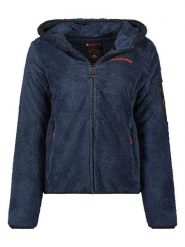 Canadian Peak Kurtka polarowa "Ulebeak" w kolorze granatowym rozmiar: XL. Niebieskie kurtki damskie Canadian Peak, xl, bez wzorów, z polaru, bez kaptura. Za 140.20 zł.