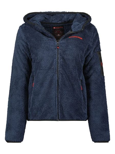 Canadian Peak Kurtka polarowa "Ulebeak" w kolorze granatowym rozmiar: XXL. Niebieskie kurtki damskie Canadian Peak, xxl, bez wzorów, z polaru, bez kaptura. Za 136.45 zł.