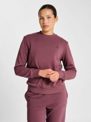 Bluza damska Hummel Pulse. Czerwone bluzy damskie Hummel, s, bez wzorów, z bawełny, bez kaptura. Za 187.50 zł.