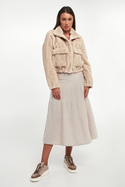 Spódnica wełniana z kaszmirem Ermes MARELLA. Spódnice damskie Marella, m, bez wzorów, z kaszmiru. Za 1,119.00 zł.