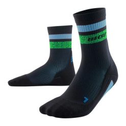 Skarpety kompresyjne damskie sportowe CEP Miami Vibes 80's krótkie. Czarne skarpetki damskie CEP, bez wzorów. Za 74.00 zł.