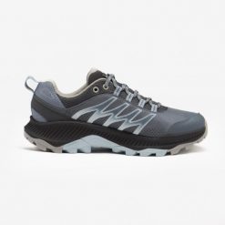Buty turystyczne damskie Merrell Speed Strike wodoodporne. Brązowe obuwie trekkingowe damskie Merrell, z kauczuku, bez zapięcia. Za 369.99 zł.