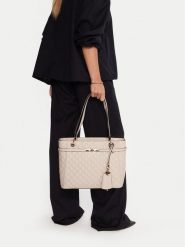 Guess Torebka Idra HWGG81 57250 Beżowy. Brązowe torebki klasyczne damskie Guess, ze skóry, bez dodatków. Za 409.99 zł.