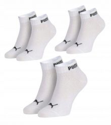 Skarpetki unisex treningowe bawełniane Puma 3-PAK oddychające r. 35-38. Białe skarpetki damskie Puma, bez wzorów, z bawełny. Za 26.90 zł.