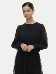 Vero Moda Bluzka Alva 10337474 Czarny Regular Fit. Czarne bluzki damskie Vero Moda, s, bez wzorów, z syntetyku, bez kołnierzyka, bez ramiączek. Za 159.99 zł.