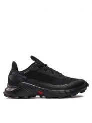 Salomon Buty do biegania Alphacross 5 Gore-Tex L47310900 Czarny. Czarne obuwie sportowe damskie Salomon, z gore-texu, bez zapięcia, do biegania. Za 399.99 zł.