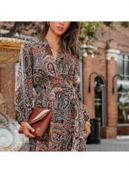 Milan Kiss Sukienka ze wzorem rozmiar: L. Sukienki damskie Milan Kiss, bez wzorów, bez ramiączek. Za 152.99 zł.