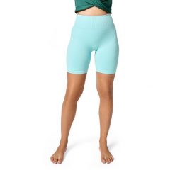 Spodenki treningowe damskie Casall Seamless Graphical Rib Bike. Niebieskie obuwie sportowe damskie Casall, bez zapięcia, na fitness i siłownię. Za 129.99 zł.