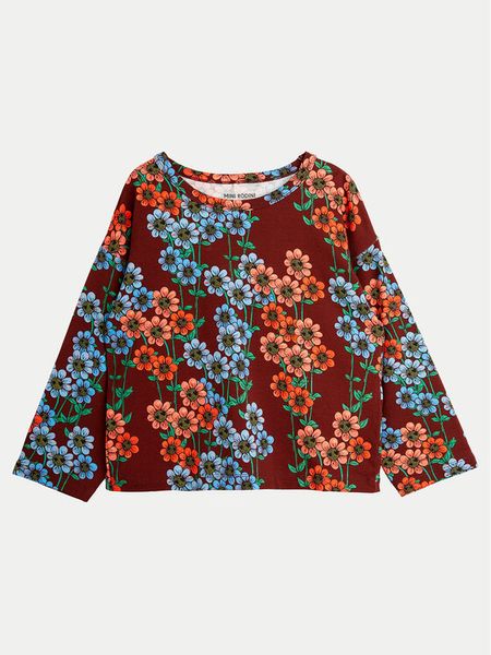 Mini Rodini Bluzka Daisys 2472012500 Kolorowy Relaxed Fit. Bluzki i koszule dziewczęce Mini Rodini, bez wzorów, z lyocellu, bez kołnierzyka, bez ramiączek. Za 149.99 zł.