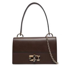 Torebka Furla. Brązowe torebki wieczorowe damskie Furla, bez wzorów, bez dodatków. Za 1,939.00 zł.