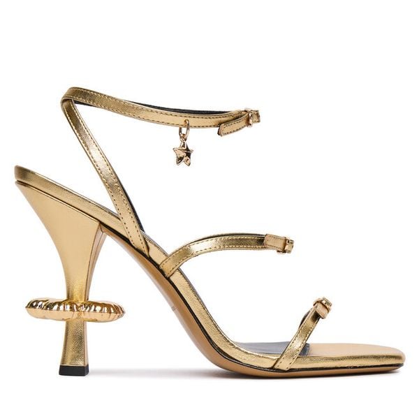 Sandały Marc Jacobs. Żółte sandały damskie Marc Jacobs, bez wzorów, bez obcasa, na szpilce, bez zapięcia. Za 1,499.00 zł.