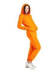 Bluza z bawełna z kaptur na co dzień na siłownię. Zielone bluzy damskie LEONE 1947 APPAREL, s, bez wzorów, z bawełny, bez kaptura. Za 149.99 zł.