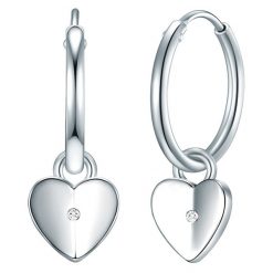 Lulu & Jane Srebro wysokiej pr óby Brylant Kolczyki koła 1 ct Damski. Białe kolczyki damskie Lulu & Jane, z brylantem, srebrne. Za 479.99 zł.
